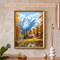 Paint by Number for Adults, Snow Mountain Cabin Easy Paint by Numbers Kits for Beginner, Adult Paint by Numbers on Canvas for Relax Gift Home Wall Decor 16x20in (Snow Mountain Cabin)